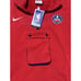 Nike Brooklyn Nets 75th Anniversary Courtside 1/4 Zip Cargo Sweatshirt Red Sz M