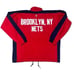 Nike Brooklyn Nets 75th Anniversary Courtside 1/4 Zip Cargo Sweatshirt Red Sz M
