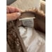 Pottery Barn 18” brown faur fur pillow cover & pottery barn down insert.