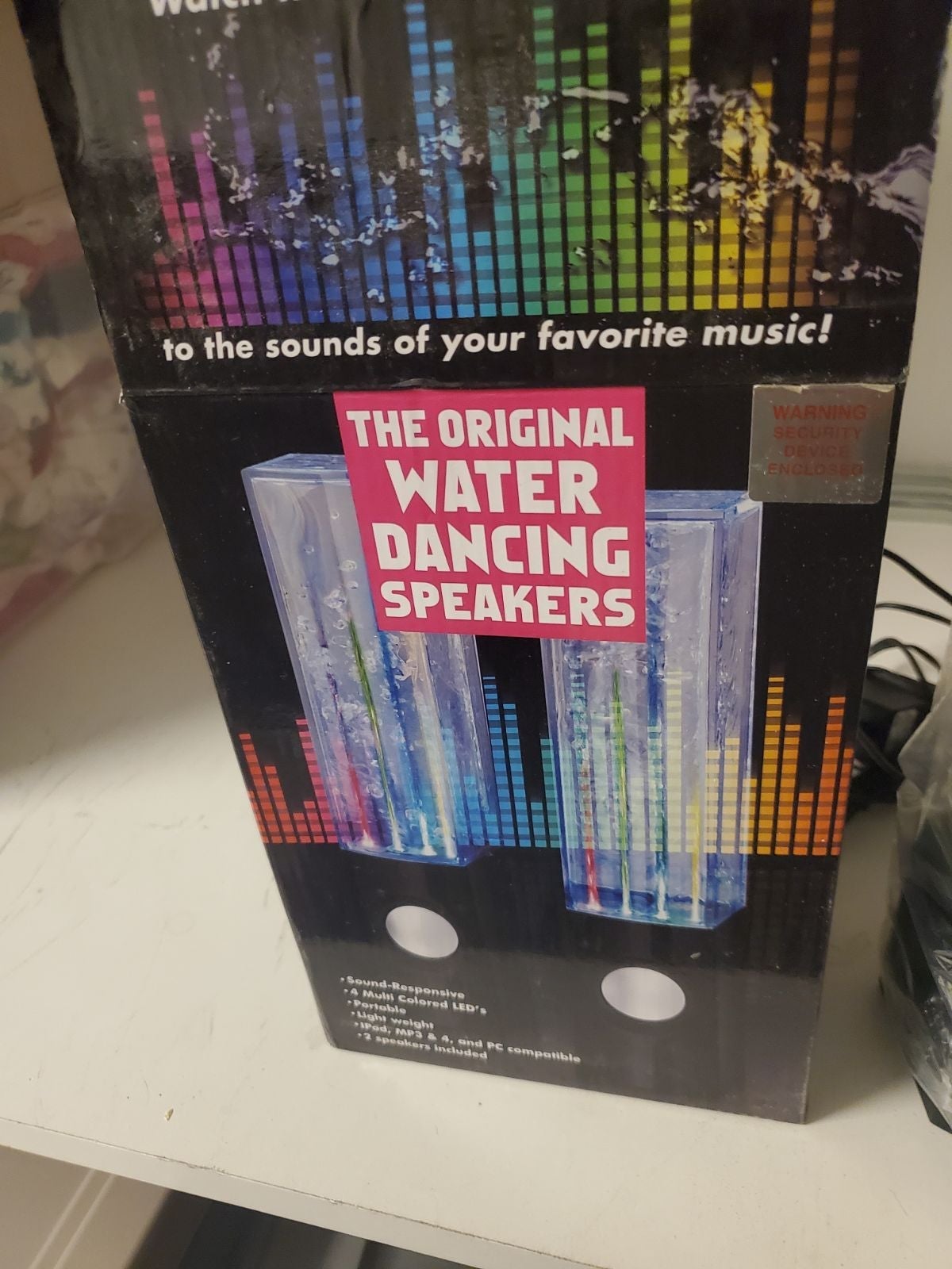 Water dancing speakers!