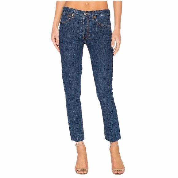 Re/DONE Originals High Rise Rigid Crop Jeans sz 27