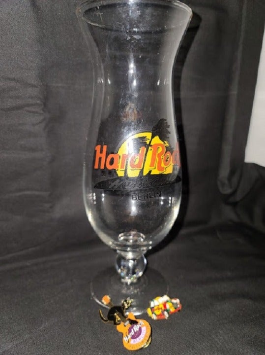 Hard Rock Berlin Glass and Pins