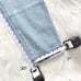 NWT Madewell High Rise Light Wash Ankle Cropped Straight Leg Jeans 33 Tall Long