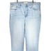 NWT Madewell High Rise Light Wash Ankle Cropped Straight Leg Jeans 33 Tall Long