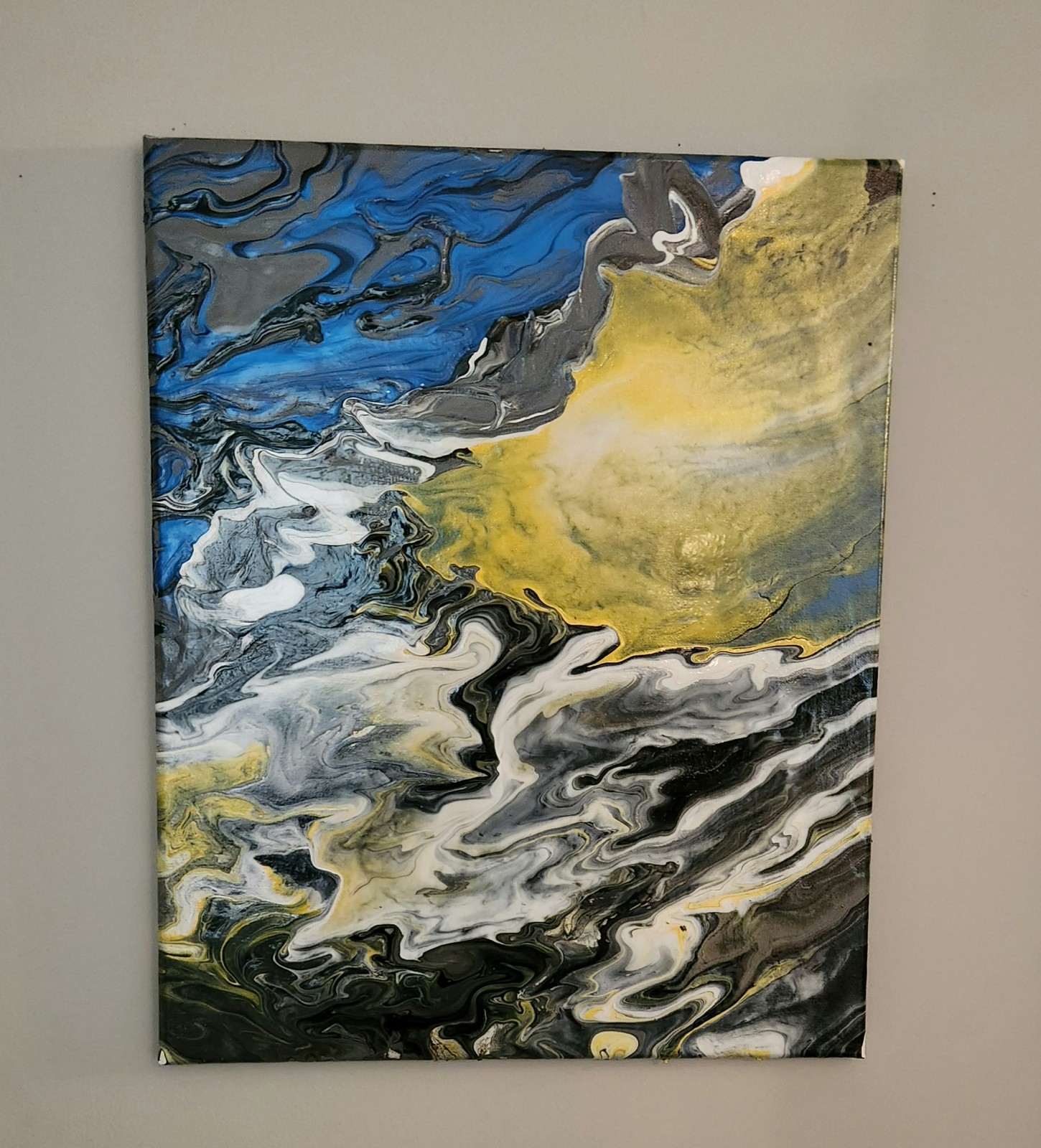 Abstract painting. Signed. 16x20