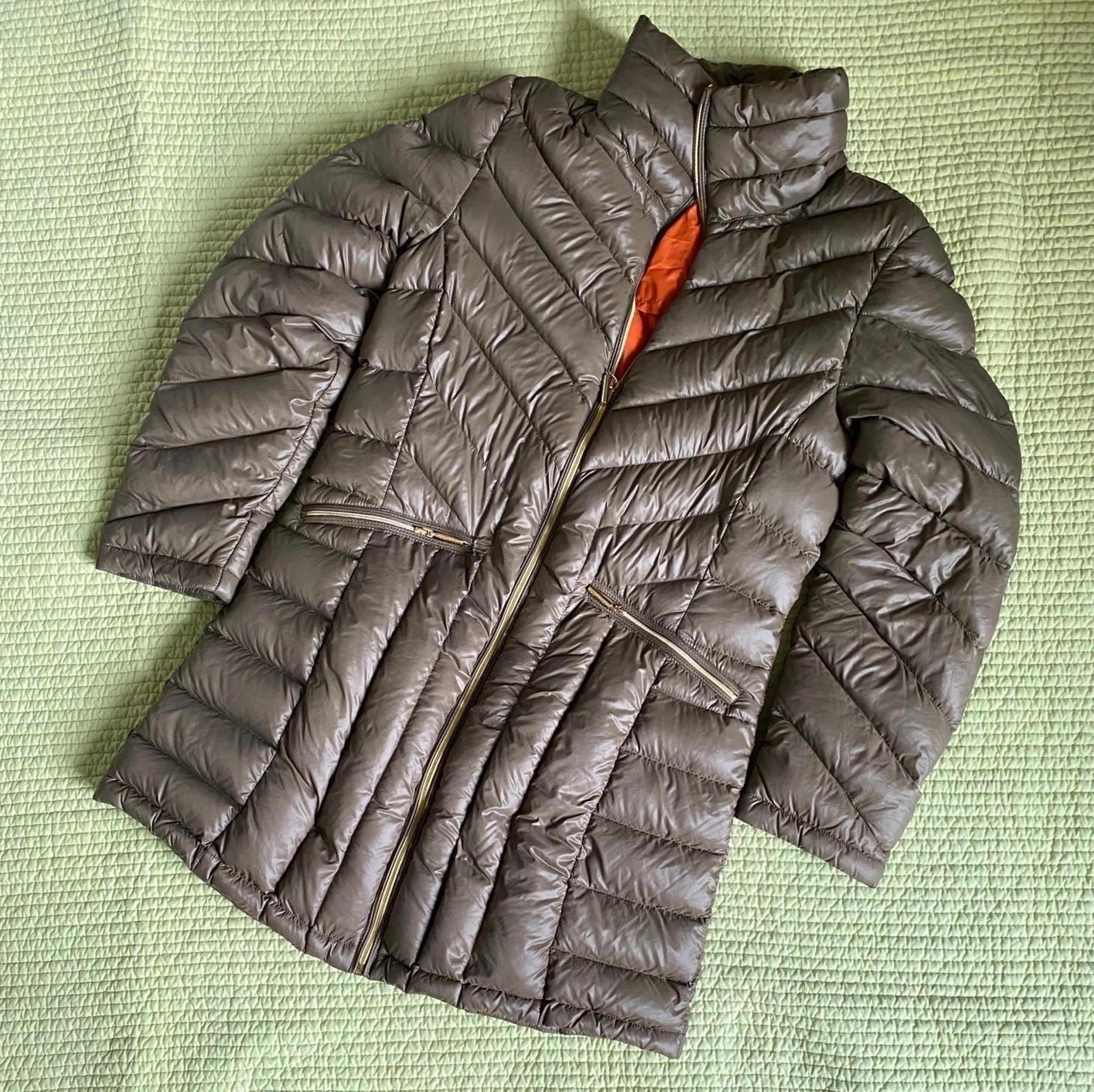 Calvin Klein Packable Lightweight Down Puffer Coat Jacket Size Small Women