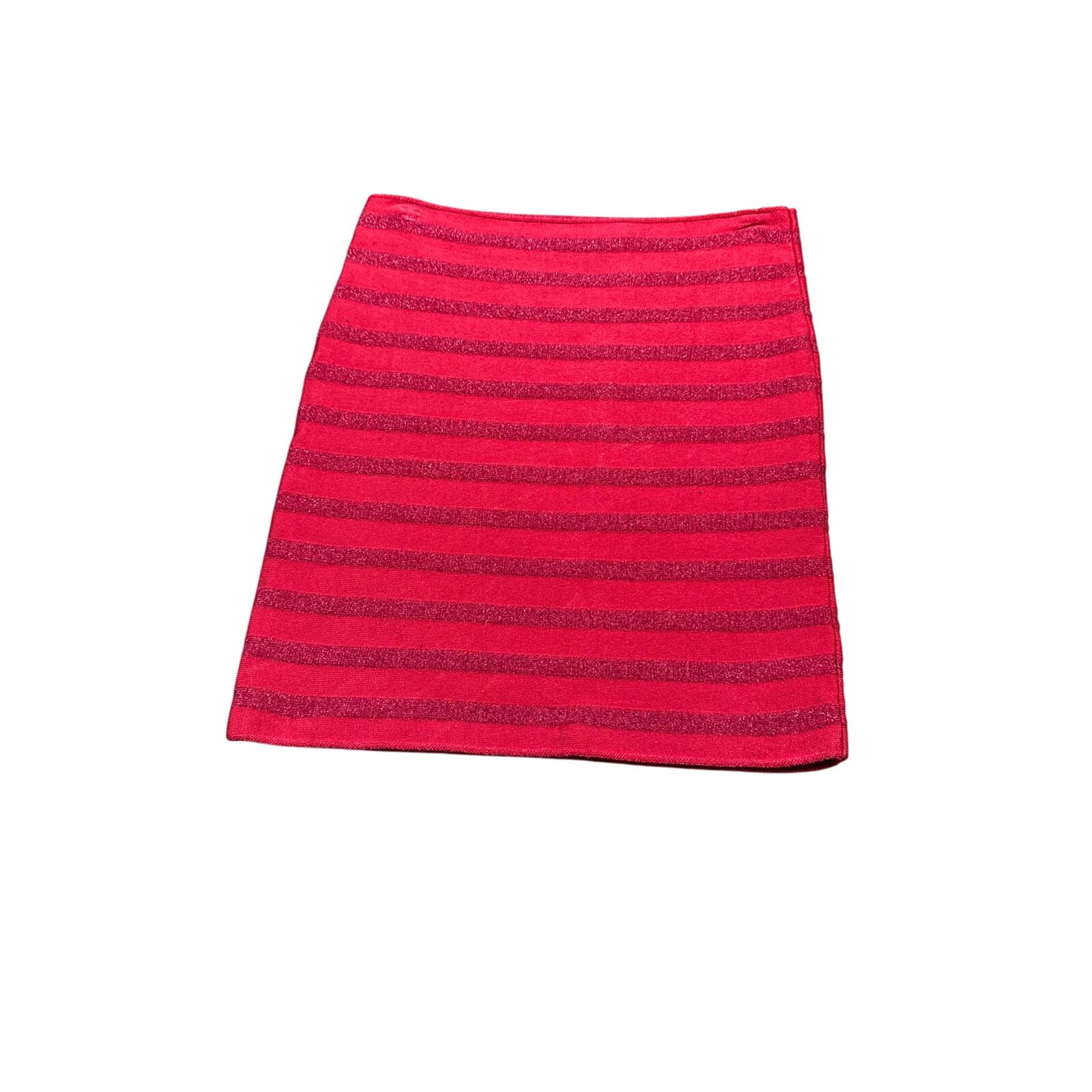 A|X Armani Exchange Metallic Pink Mini Skirt - L
