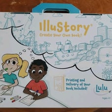 Lulu Jr IlluStory Make Your Own Hardbound Book Kit w/Professional Printing