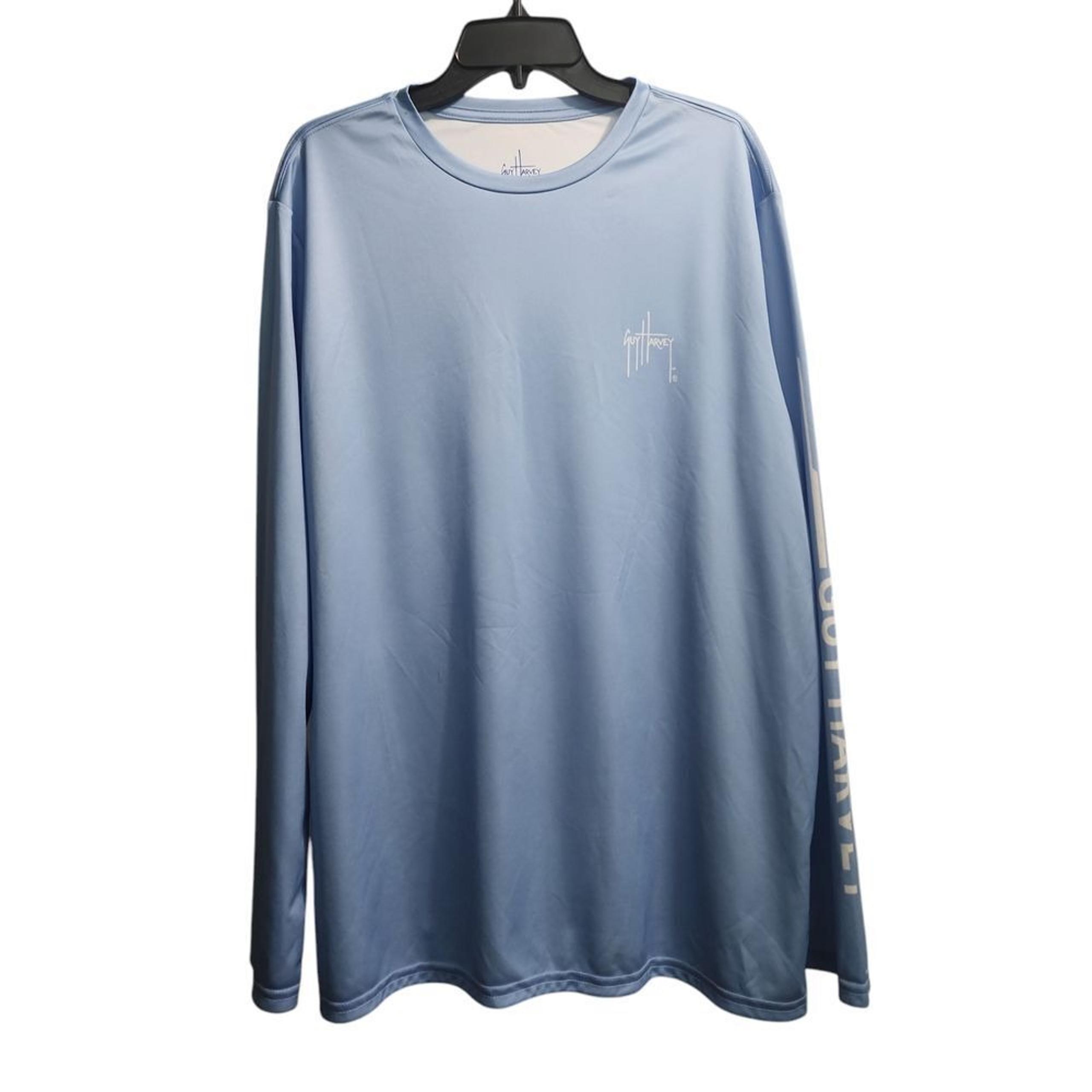 Guy Harvey Long Sleeve Fishing T-Shirt UPF 50+ Sun Protection Graphic Print XL