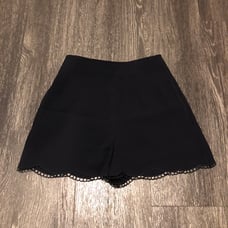 Club Monaco Black High Waist Shorts