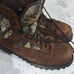 Huntrite mens brown leather camo hunting boots size 11. Waterproof insulated.
