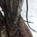 Huntrite mens brown leather camo hunting boots size 11. Waterproof insulated.
