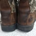 Huntrite mens brown leather camo hunting boots size 11. Waterproof insulated.