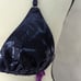 L'Agent by Agent Provocateur Women's Navy Sevilla Glitter Bikini Top