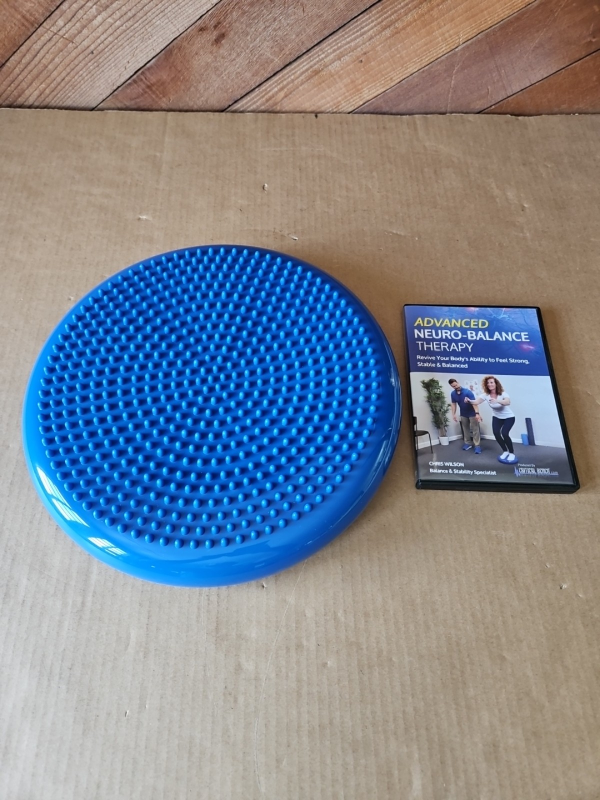 Neuro Balance Therapy (1) DVD Advanced + Balance Disc Used A5