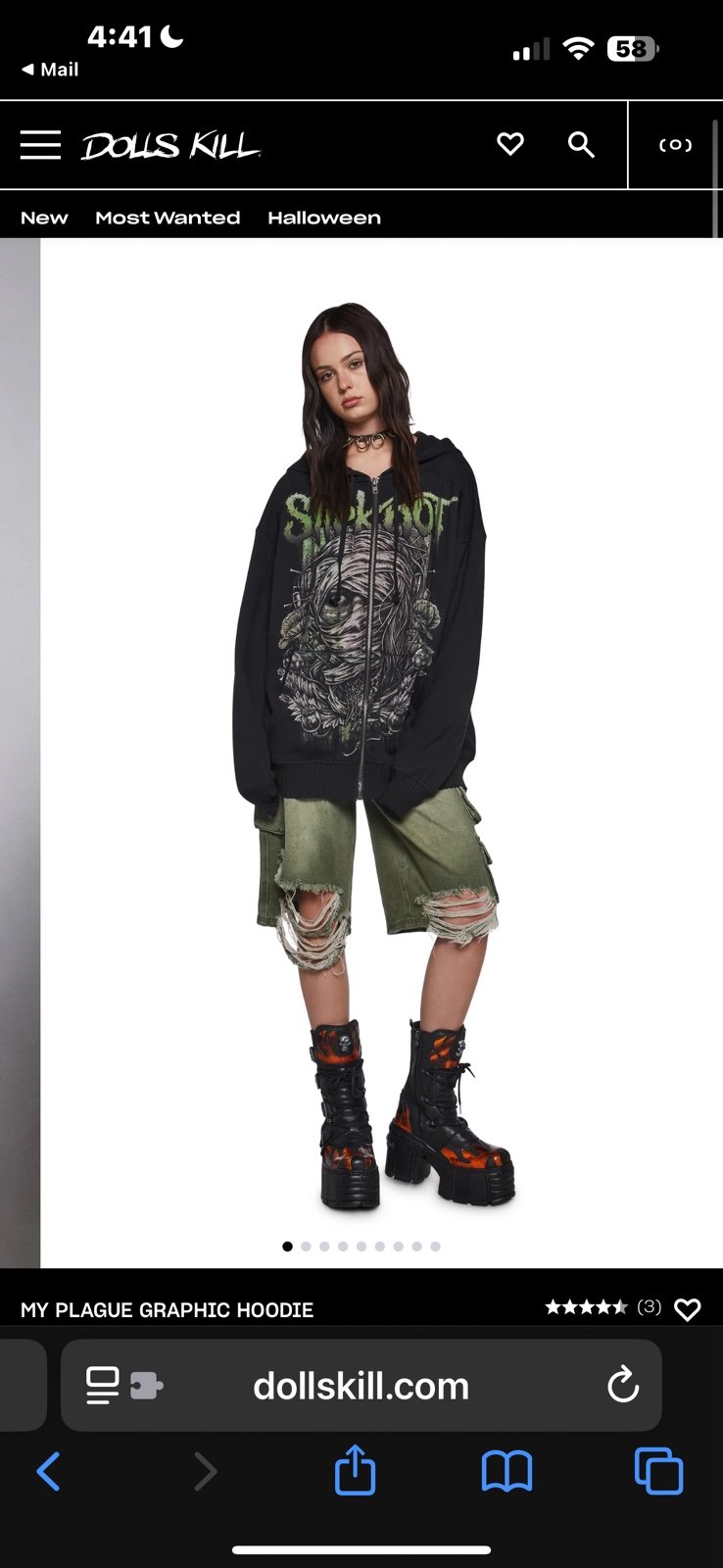 Dolls kill SLIPKNOT jacket