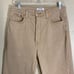 RE/DONE Originals 70s Ultra High Rise Stove Pipe In Washed Khaki