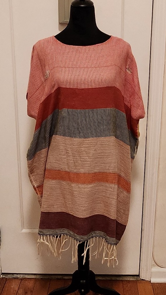 ESCVDO Peru Handmade Multi-colored Tunic