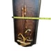 Vintage MCM Cattail Copper Brass Wooden Wall Plaques Decor Retro
