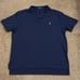 Polo Ralph Lauren Performance Sweat Wicking Navy Blue Polo Shirt | Large