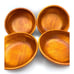 Wooden Hand Turned Salad /Cereal Bowls Set of 4