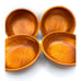 Wooden Hand Turned Salad /Cereal Bowls Set of 4