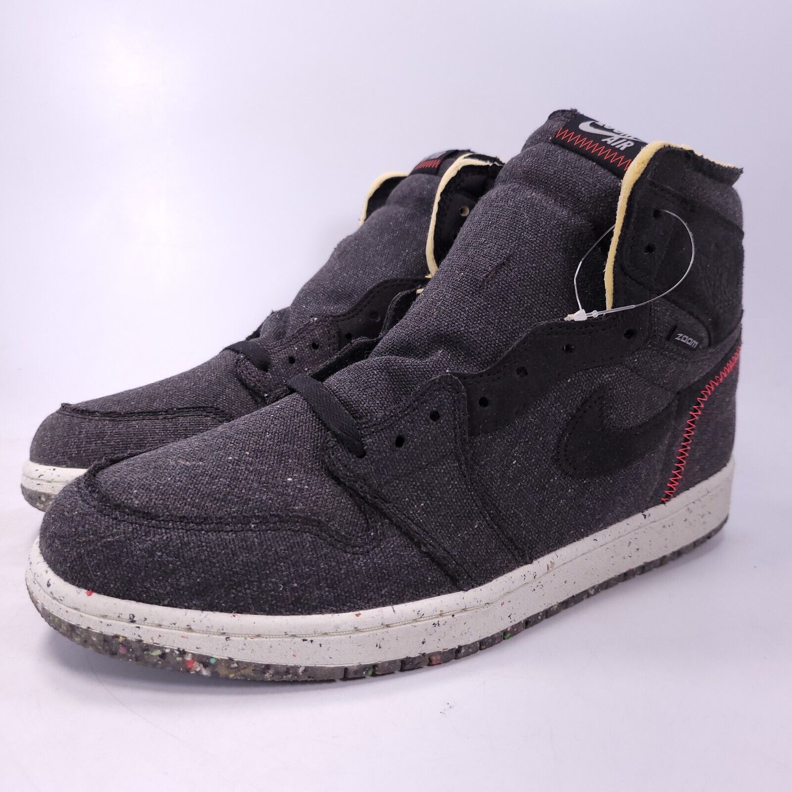 Nike Air Jordan 1 Zoom Basketball Shoe Mens Size 10.5 CW2414-001 Zoom Crater