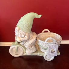 Martha Stewart Home Gnome Solar Light Up Planter- 10.5 New With Tags