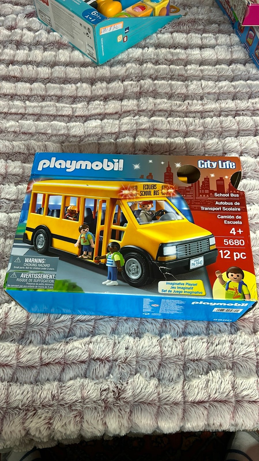 PLAYMOBIL School Bus Kids Car Toy City Life