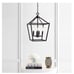 NEW Jonathan Y Pagoda Lantern Dimmable Metal LED Pendant 12-in Oil Rubbed Bronze