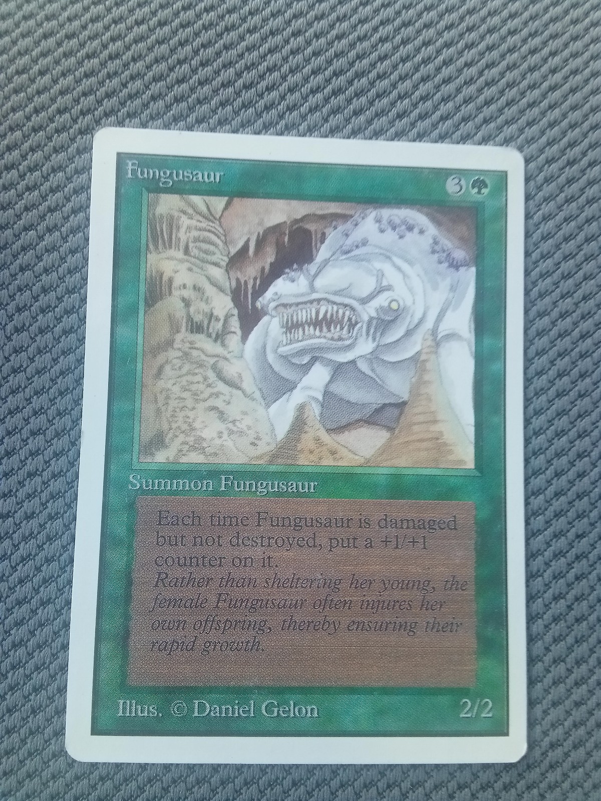 Mtg fungusaur unlimited edition magic the gathering card rare