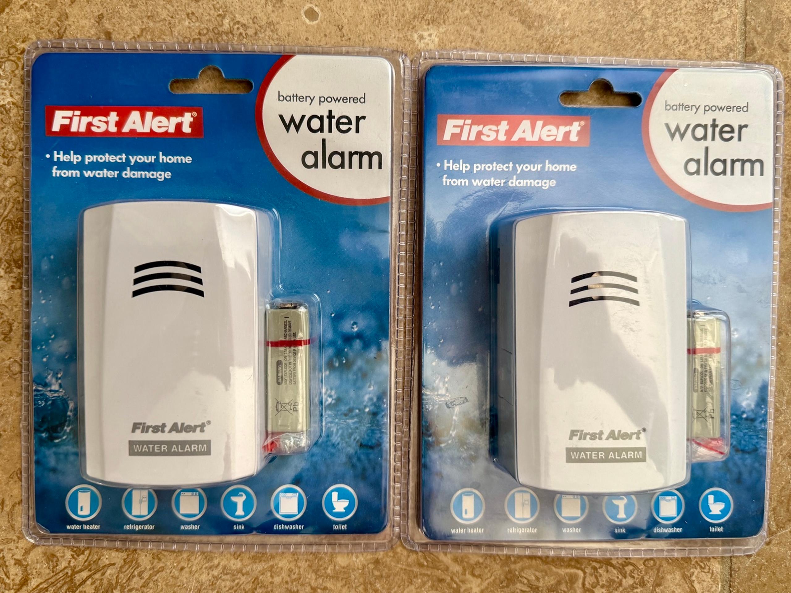 First Alert Water Alarm - 2 Pack