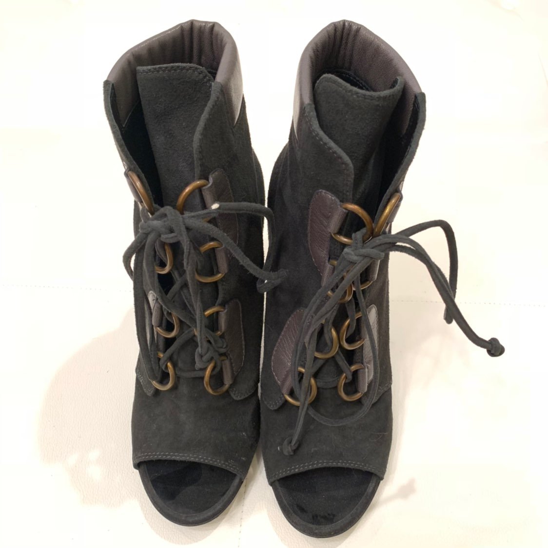 GIUSEPPE ZANOTTI Lace Up Booties Sz 41