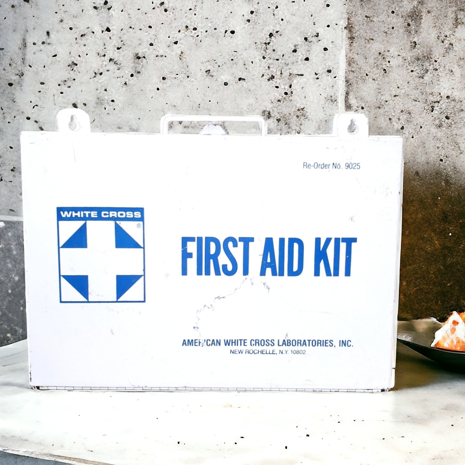 Metal First Aid Box, American White Cross Laboratories, Inc. Industrial, Garage