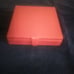 Magnetic dart board in Red leather 6.5×6