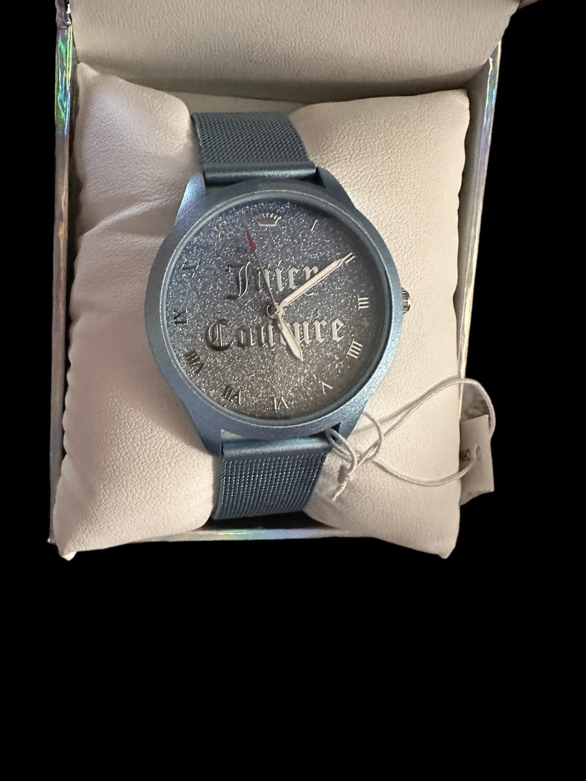 BNIB Juicy Couture Black Label Watch MSRP 125- blue shimmer