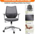 New! Unopened! Ergonomic Office Chair, Comfy Swivel Mesh Chair Movable Cushion L