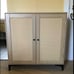 Brand New! Storage Cabinet with PE Rattan Decor Doors