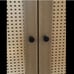 Brand New! Storage Cabinet with PE Rattan Decor Doors