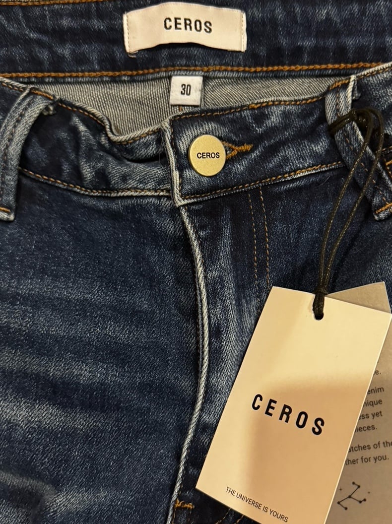 CEROS JEANS (NEWER BRAND) HI-RISE W. SUPER FLARE!