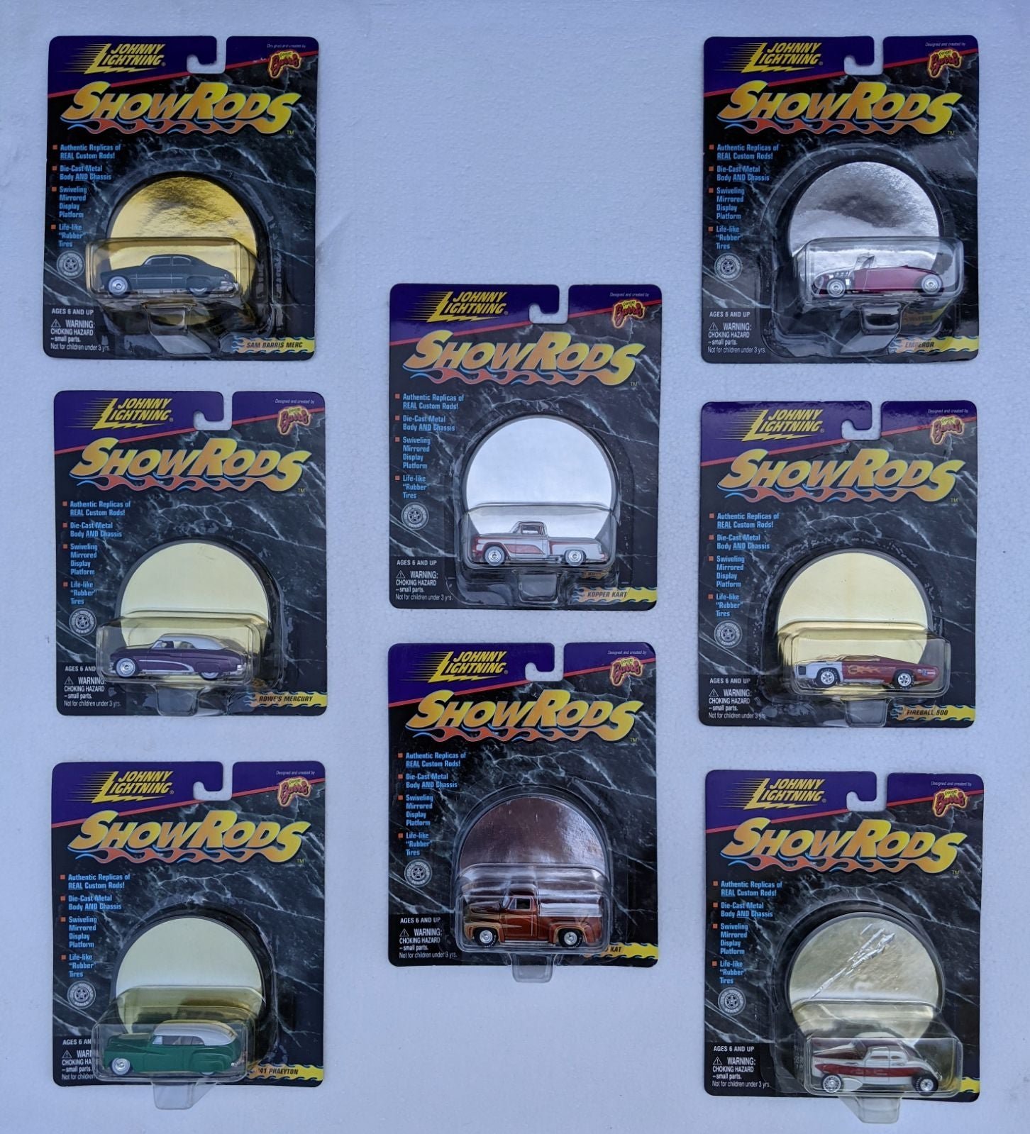 Johnny Lightning Show Rods Set