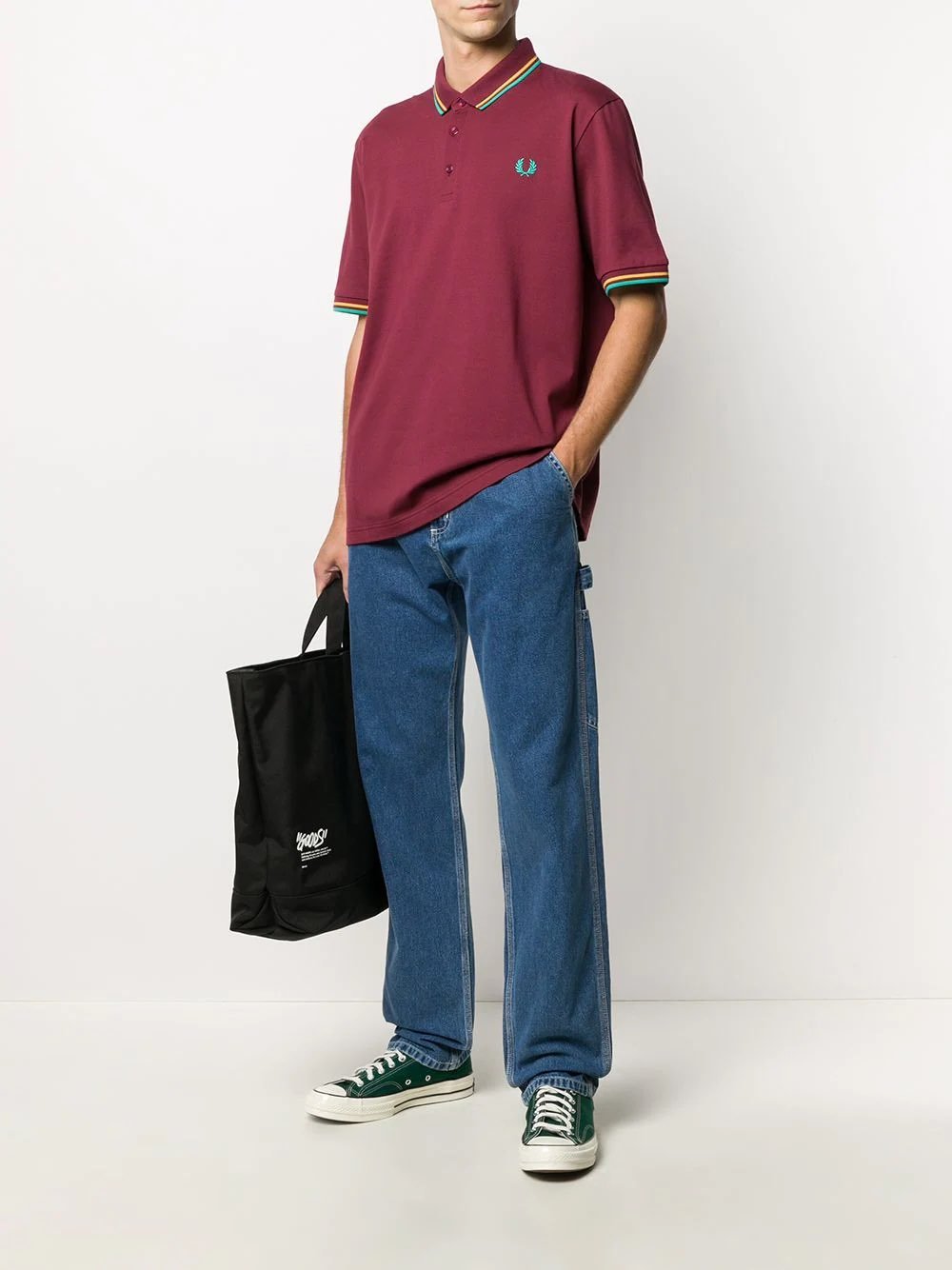 Vintage Carhartt WIP Retro Hipster Y2K Cargo Jeans 46x30