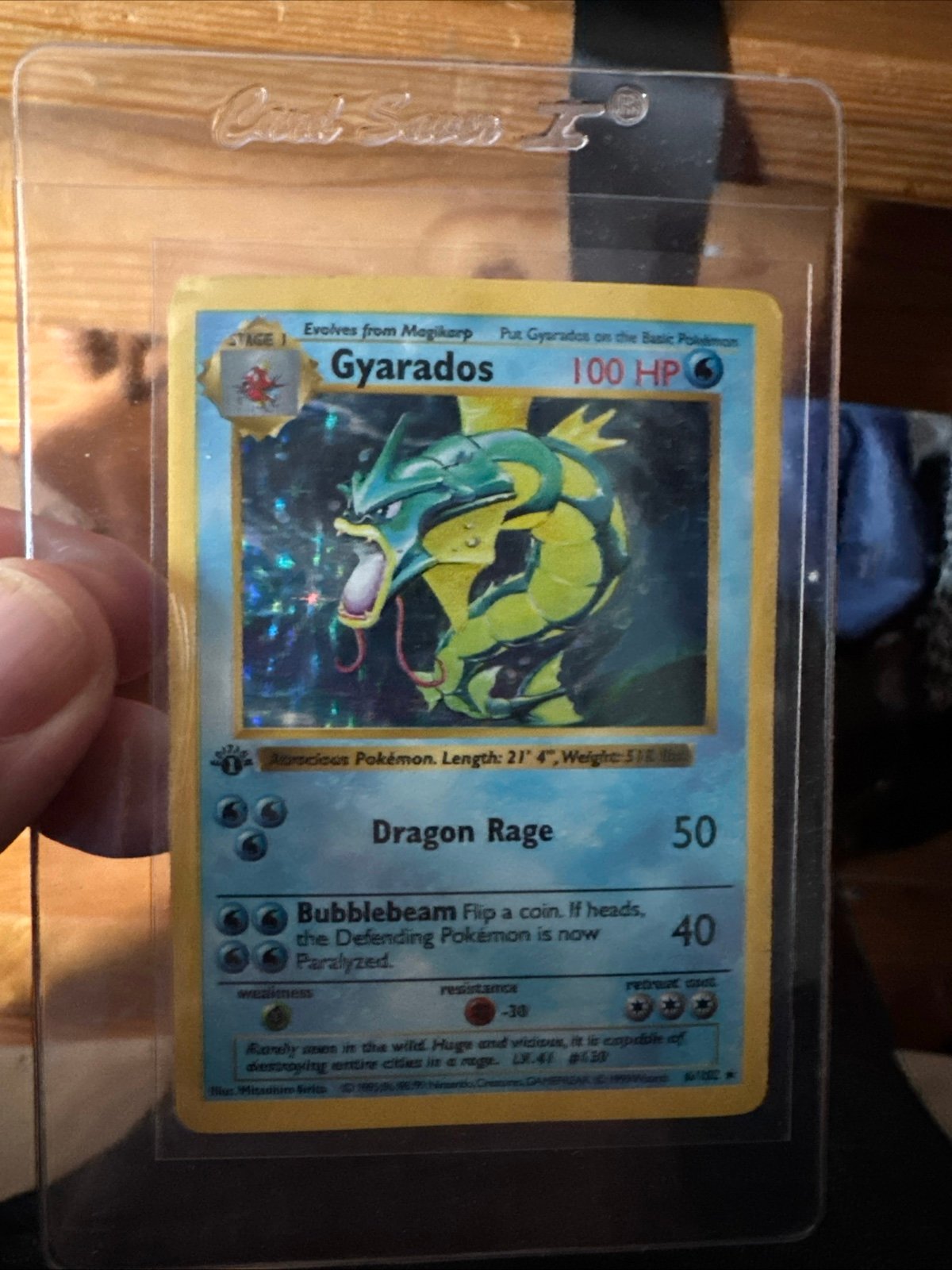 1st Edition Gyrados Pokemon shadowless