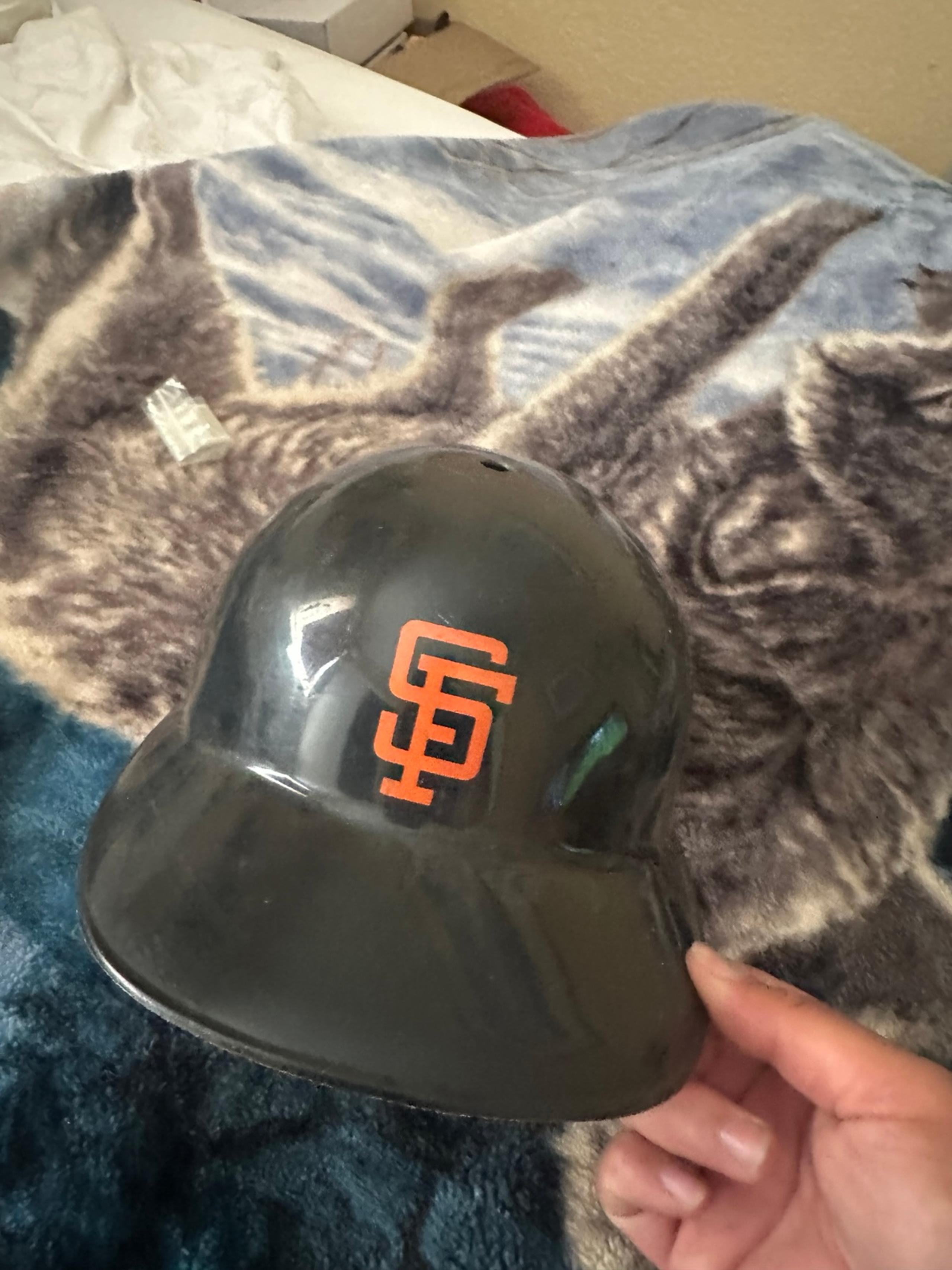 Giants vintage souvenir 1970 toy battling helmet