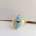 Marquise Blue Topaz Ring