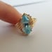 Marquise Blue Topaz Ring