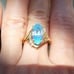 Marquise Blue Topaz Ring