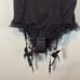 Y2K Raveware pink black lace bodysuit L