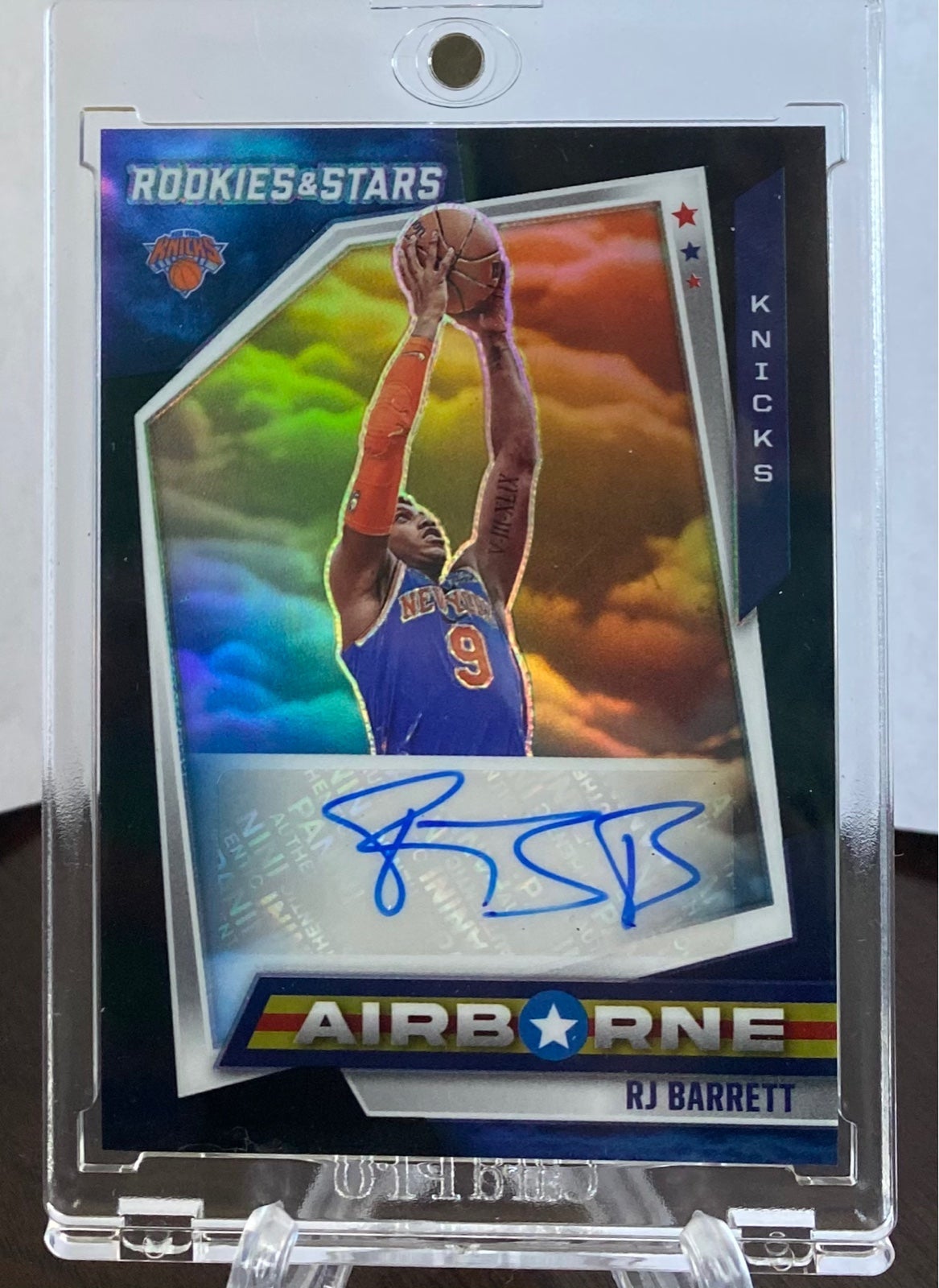 RJ Barrett 1/1 Airborne Chronicles Rookies & Stars AUTO Knicks