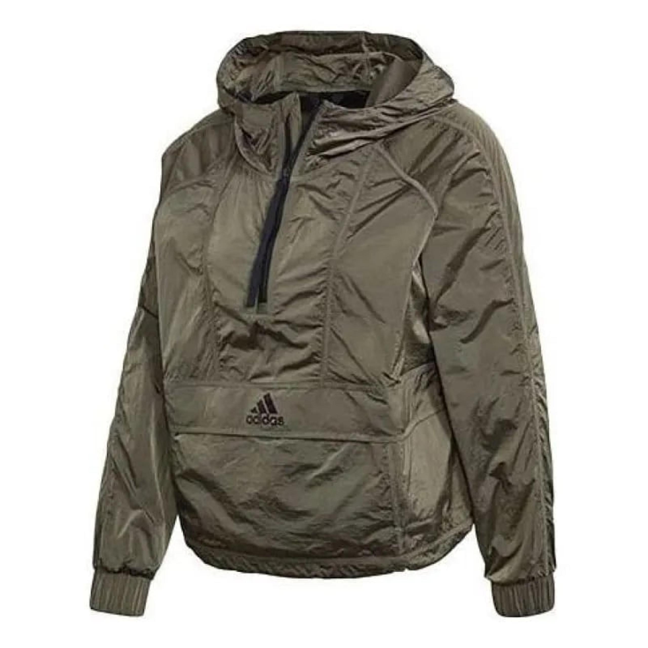 Adidas Cropped W.RDY Windbreaker Jacket - Womens Medium - NEW
